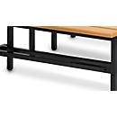 Étagère à chaussures, pour banc, L 995 x P 200 mm (livré sans banc)