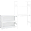 Etagère annexe pour ORDO Home Etagère enfichable, 3 étagères, multifonctionnelle, mobile, L 1060 x P 435 x H 825 mm, blanc trafic RAL 9016