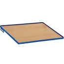 Étagère en bois pour chariot à caisses Euro,  410 x 620 mm