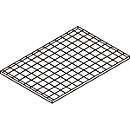 Étagère en caillebotis, pour armoire de stockage pour matières dangereuses Safe Master, dimensions 1200 x 800 mm