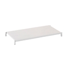 Étagère pour rayonnage universel - l. 1000 x P 400 mm - capacité de charge par étagère 125 kg - laqué époxy - gris clair RAL 7035