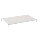 Étagère pour rayonnage universel - l. 1000 x P 500 mm - capacité de charge par étagère 125 kg - laqué époxy - gris clair RAL 7035