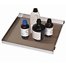 Etagère standard pour les armoires de sécurité asecos des séries Q30, Q90 et S90, en acier inoxydable 1.4301, L 743 x P 435 x H 30 mm, jusqu'à 75 kg