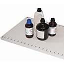 Etagère standard pour les armoires de stockage de produits chimiques asecos des séries CS et CX, en tôle d'acier, gris clair, L 748 x P 492 x H 30 mm, jusqu'à 60 kg