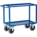 Etagewagen, 2 laadvlakken/plaatstalen bakken, 995 x 695 mm, draagvermogen 400 kg