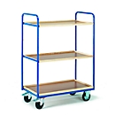 Etagewagen met 3 legborden, 775 x 475 mm