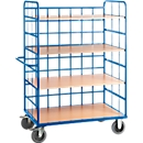 Etagewagen met rooster, 3 etages, L 1000 x B 640 mm