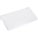 Etiketten für Schubladenbox TRESTON BiOX 3010, 4010 & 5010, inklusive Schutzschildern, Biokunststoff, transparent, 15 Stück