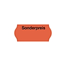Etiketten für versch. Auszeichner, rot, m. Sonderpreis,12 Rollen