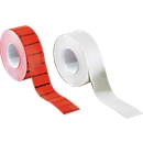 Etiketten met gegolfde rand, 26 x 12 mm, 10 rollen, wit (permanent)