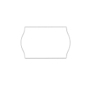 Étiquettes à bord ondulé, 26 x 16 mm, 10 rouleaux, blanc (permanent)