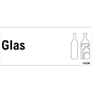 Étiquettes autocollantes « verre »