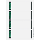 Étiquettes courtes pour classeurs LEITZ®, imprimable, largeur de tranche 80 mm, autocollant, 100 p., gris