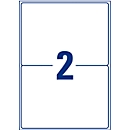 Étiquettes d'envoi du formulaire d'objectif AVERY®, 199,6 x 143,5 mm, 300 feuilles, blanc
