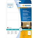 Étiquettes d'expéditon n° 8331 Herma, résistantes aux intempéries, 99,1 x 67,7 mm, 8 étiquettes par feuille A4 Herma, 200 étiquettes, 25 p.