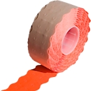 Étiquettes, pour étiqueteuse de prix, jaune-orange, 10 rouleaux
