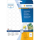 Étiquettes rondes n° 4378 sur feuilles A4 Herma, 1200 étiquettes, 25 p.