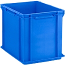 Euro Box Serie EF 4320, aus PP, Inhalt 29,5 L, geschlossene Wände, Unterfassgriff, blau