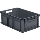 Eurobox SSI Schäfer EF 6220, cerrado, polipropileno, ancho 600 x fondo 400 x alto 220 mm, 43,5 l