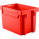European standard EFB 644 dimensioned box, 72 l, red