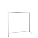 Event coat rack, silver aluminium