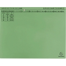 Exacompta hangmap, voor links &amp; rechts nieten, gevouwen, uitzetvouw, organisatiedruk, Blauwe Engel, gerecycled karton, groen, 25 st.
