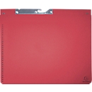 Exacompta zwenknietmachine, voor links of rechts nieten, gevouwen, rekbare zak, gerecycled karton, rood, 25 st.