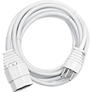 Extension cable 3m, white