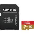 Extreme micro SDHC SanDisk, SDSDQXL-032G-G46A, 32 Go