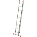 FABILO telescopic ladder, 2 x 9 steps