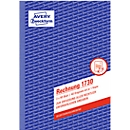 Facture Avery Zweckform 1730, format A5, 1 carnet de 2 x 40 feuilles, papier FSC®, blanc/jaune
