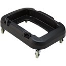 Fahrgestell für Schäfer Shop Select Abfallbehälter mit Volumen 60 l, verkettbar, 4 Lenkrollen, 2 Verbinder, B 480 x T 330 x H 140 mm, schwarz