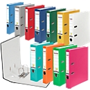 Falken PP colour binder, DIN A4, back width 80 mm, 20 pieces, black