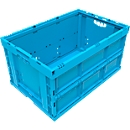 Faltbox im EURO-Maß 643-66, ohne Deckel, 61 l, blau