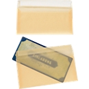 Farbige Briefumschläge DIN lang ohne Fenster, mit Haftklebung, pfirsich
