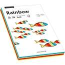 Farbiges Kopierpapier Mondi Rainbow-Mixpaket, DIN A4, 80 g/m², intensiv, 1 Paket = 100 Blatt