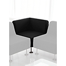 Fauteuil d'angle Wall In, noir