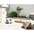 Fauteuil DUMBO - polypropeen - met geïntegreerde armleuningen - stapelbaar tot 4 stuks - antraciet - set van 4 stuks