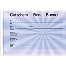Favorit Gutscheine ohne Talon, 5 Stück à 25 Blatt