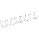Fellowes Drahtbinderücken, Format 6 mm, 100 Stück, f. 34-Loch-Drahtbindegeräte, weiss, 100 Stück