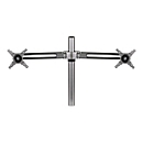 Fellowes Lotus Dual Monitor Arm Kit - Befestigungskit - einstellbarer Arm - für 2 LCD-Displays - Metall, Aluminium - Silber