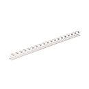 Fellowes plastic inbindruggen, formaat 10 mm, 100 stuks, voor inbindmachines plastic inbindrug wit, 100 stuks