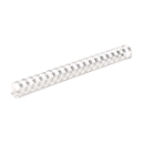 Fellowes plastic inbindruggen, formaat 14 mm, 100 stuks, voor inbindmachines plastic inbindrug wit, 100 stuks