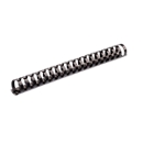 Fellowes plastic inbindruggen, formaat 14 mm, 25 stuks, voor inbindmachines plastic inbindrug zwart, 25 stuks