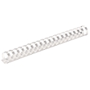 Fellowes plastic inbindruggen, formaat 16 mm, 25 stuks, voor inbindmachines plastic inbindrug wit, 25 stuks