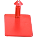 Fermeture à patte rentrante CC Box 3, rouge, 500 p.