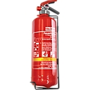Fettbrand Feuerlöscher Gloria FBDP2, DIN EN 3 für Brandklassen A/B/F, Volumen 2 l, Spritzweite 2 m, mit Manometer, rot