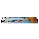 Feuille d'aluminium Papstar, L 20 m x l 300 mm, épaisseur 11 μ, aluminium, argenté, 1 rouleau dans une boîte pliante avec ouverture pour distributeur