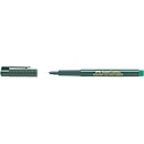 Feutre fin Document FABER-CASTELL, 0,4 mm, vert, 10 p.