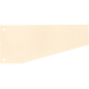 Fiches intercalaires trapézoïdales  - carton recyclé - chamoise - 100 p. - notre marque Schäfer Shop Select